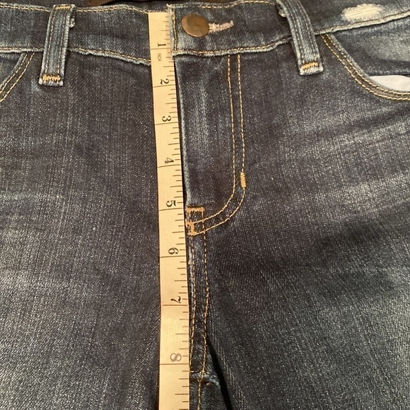 Joes Jeans Dark Distressed Stretch Cropped jeans size 28 - Picture 10 of 11